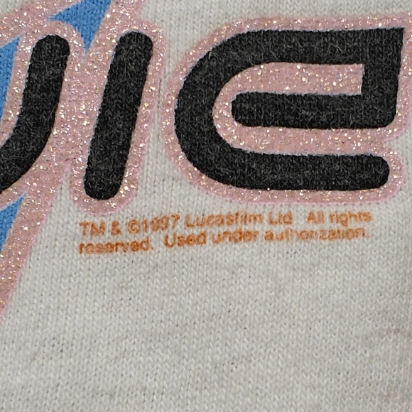 1997 Chewie Vintage Shirt Mens XL Baseball Style 100% Cotton Star Wars 90s - Picture 3 of 8